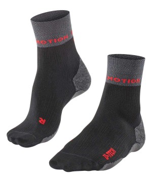 Pánské Ponožky Falke RU True Motion Nevos Running Socks Černé | 5381WZRIY