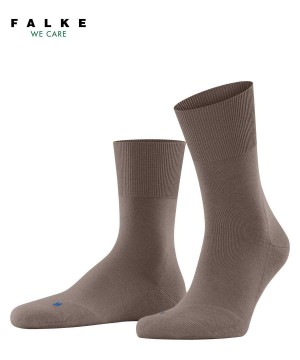 Pánské Ponožky Falke Run Socks Hnědé | 0754PJGRD