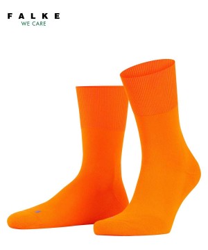 Pánské Ponožky Falke Run Socks Oranžové | 6935MVGEL