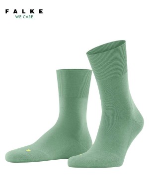 Pánské Ponožky Falke Run Socks Zelene | 9356QUDOI