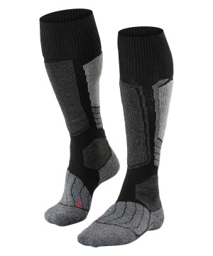 Pánské Ponožky Falke SK1 Comfort Skiing Knee-high Socks Černé | 4106RAJOZ