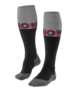 Pánské Ponožky Falke SK4 Advanced Skiing Knee-high Socks Černé | 1654KFOBT