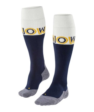 Pánské Ponožky Falke SK4 Advanced Skiing Knee-high Socks Blankyt | 4591GBWON