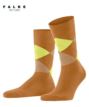 Pánské Ponožky Falke Sensitive Argyle Socks Oranžové | 9102OXDZI