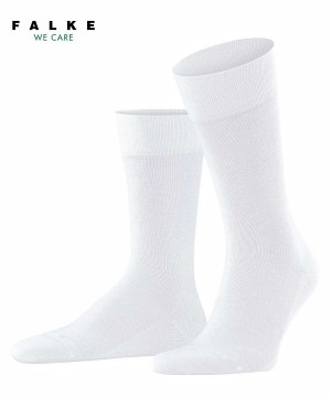 Pánské Ponožky Falke Sensitive London Socks Bílé | 7435ZKPMS