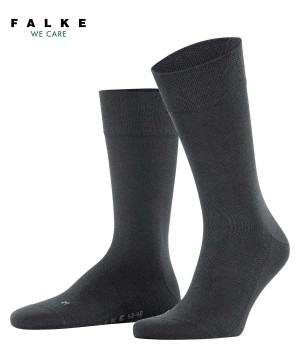 Pánské Ponožky Falke Sensitive New York Socks Šedé | 3941DGOSR