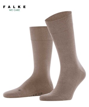 Pánské Ponožky Falke Sensitive New York Socks Hnědé | 3602ZUCMH