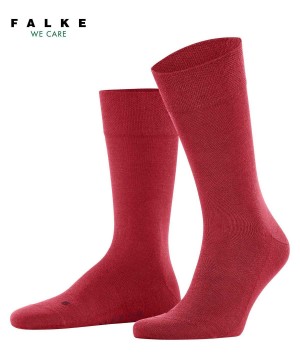 Pánské Ponožky Falke Sensitive New York Socks Červené | 2461OTVEG