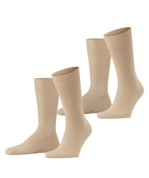 Pánské Ponožky Falke Swing 2-Pack Socks Béžový | 3615XPQCR