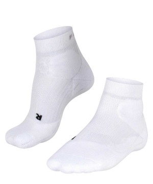 Pánské Ponožky Falke TE2 Short Tennis Short sock Bílé | 3026UDKGX