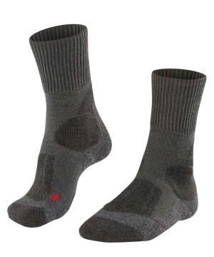 Pánské Ponožky Falke TK1 Adventure Trekking Socks Šedé | 8023XJBVM