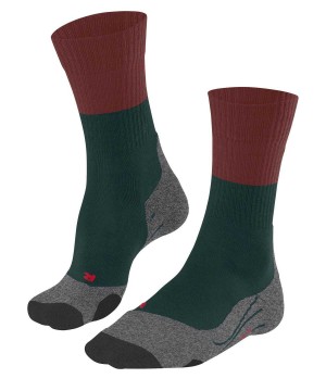 Pánské Ponožky Falke TK2 Explore Trekking Socks Zelene | 9365OLFKW