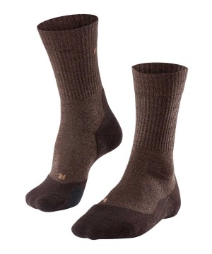 Pánské Ponožky Falke TK2 Explore Wool Trekking Socks Hnědé | 7380XKSPE