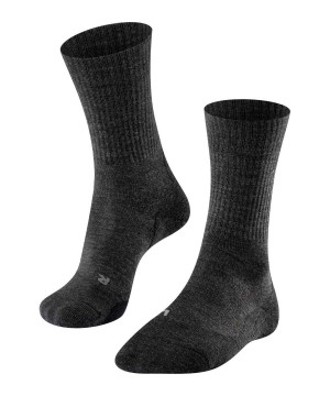 Pánské Ponožky Falke TK2 Explore Wool Trekking Socks Šedé | 4586TXVHI