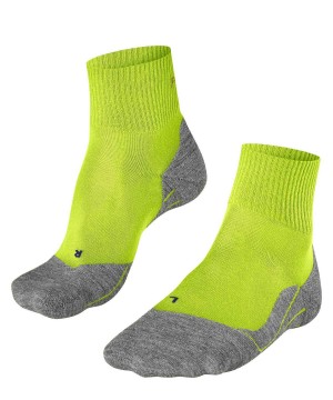 Pánské Ponožky Falke TK5 Wander Cool Short Trekking Short sock Zelene | 5691YDVIJ