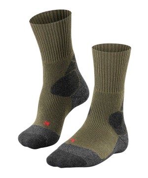 Pánské Ponožky Falke TK-X Expedition Trekking Socks Zelene | 3807JSANF