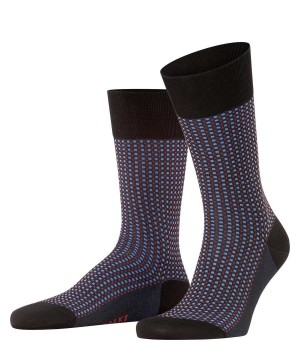 Pánské Ponožky Falke Uptown Tie Socks Černé | 5620GHTBJ