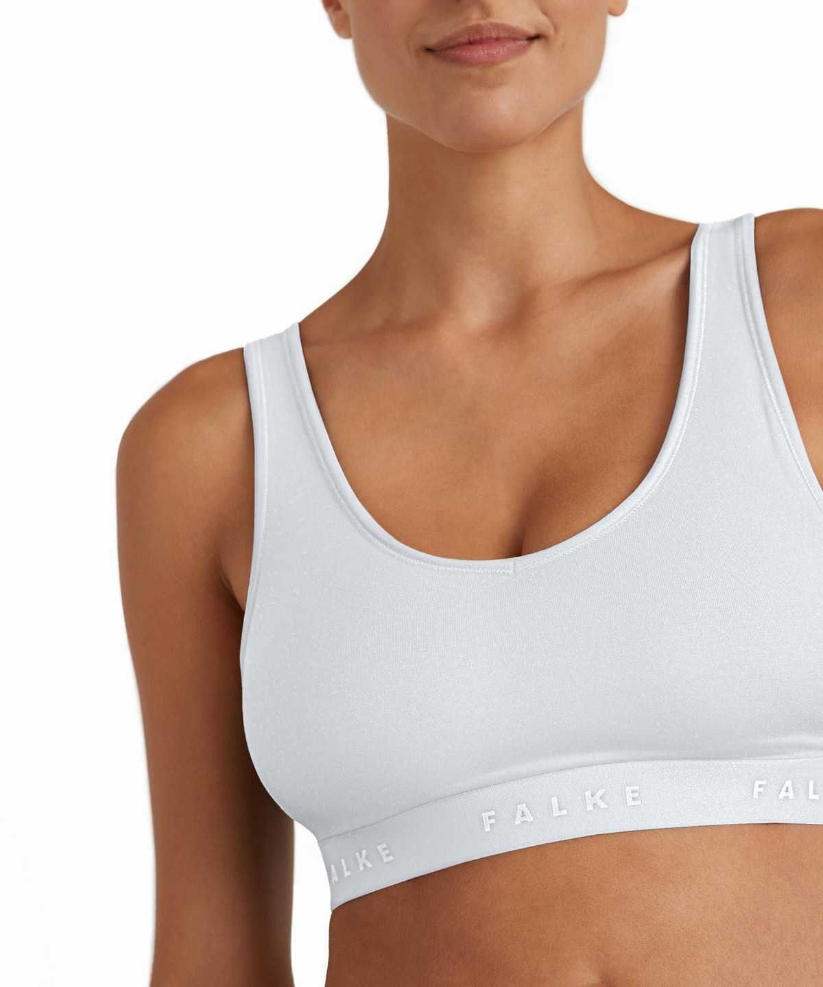 Dámské Bras & Tops Falke 2-Pack Bustier Daily Comfort Bílé | 7621JDZAX