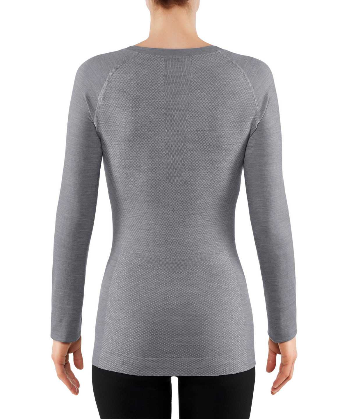 Dámské Košile S Dlouhým Rukávem Falke Long sleeve shirt Wool-Tech Light Šedé | 4903LSZXY