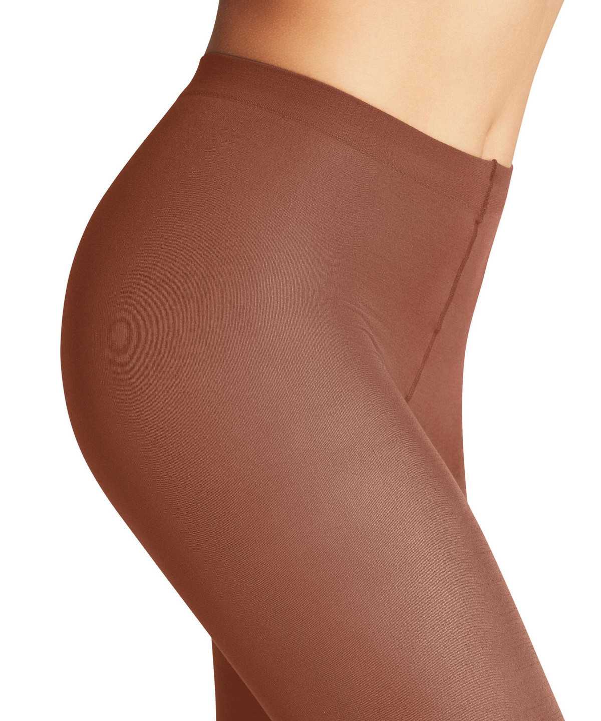 Dámské Legíny Falke Cotton Touch Leggings Hnědé | 2860XTSOB