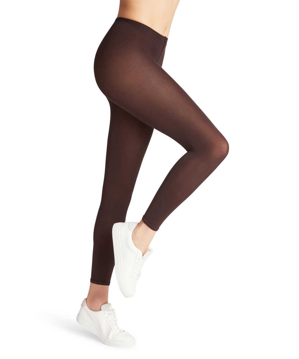 Dámské Legíny Falke Cotton Touch Leggings Hnědé | 1476RPOHB