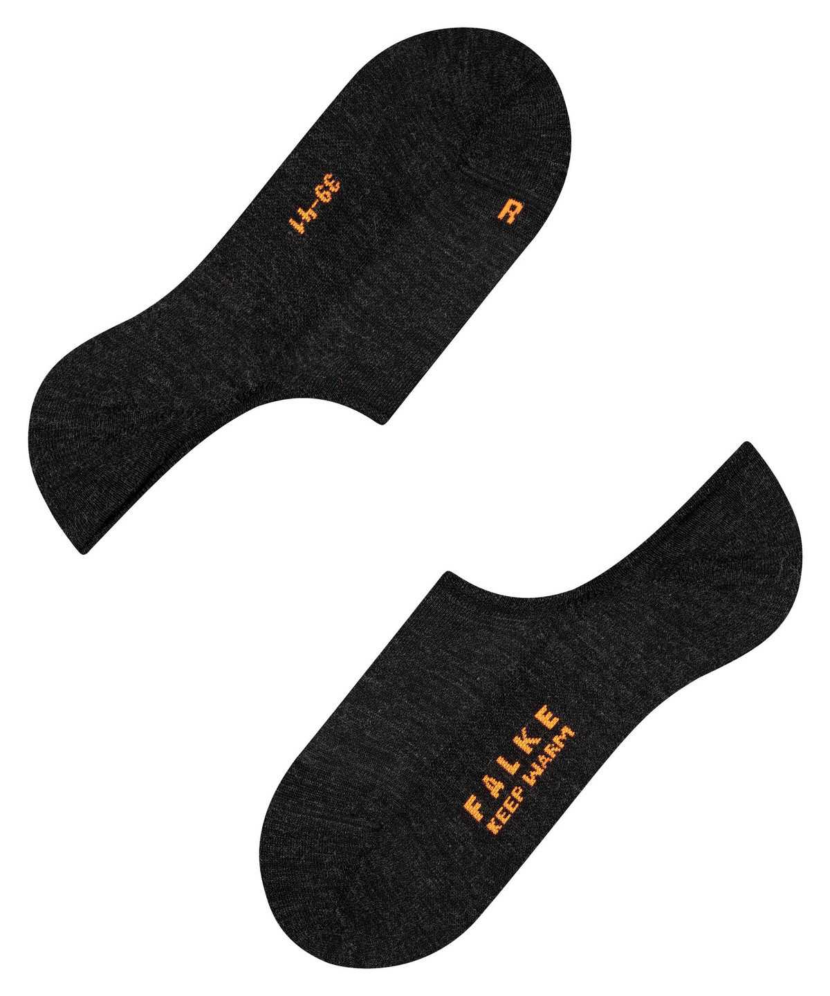 Dámské No Show Socks Falke Keep Warm Invisibles Šedé | 6295PYSJU