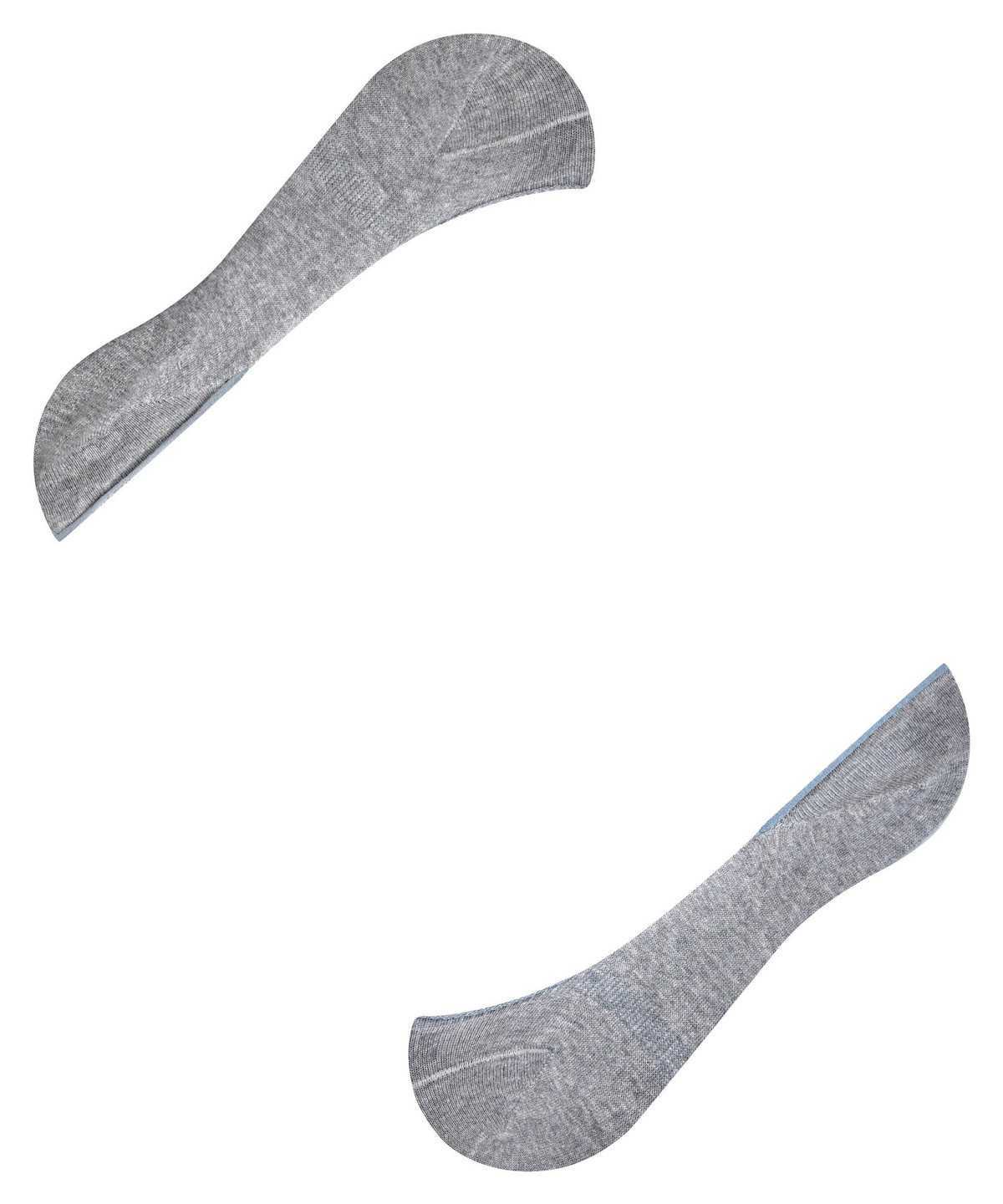 Dámské No Show Socks Falke Step Medium Cut Invisibles Šedé | 7502XUMOG