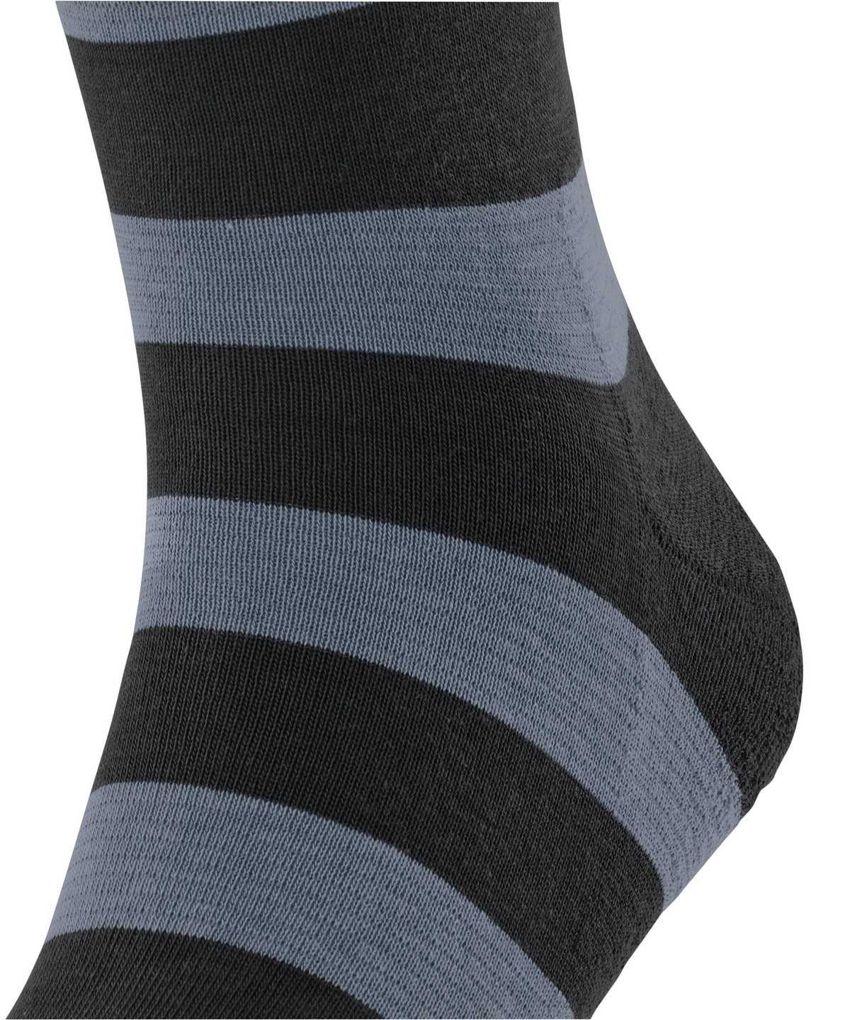 Dámské Ponožky Falke Block Stripe Socks Černé | 4305BYMEI