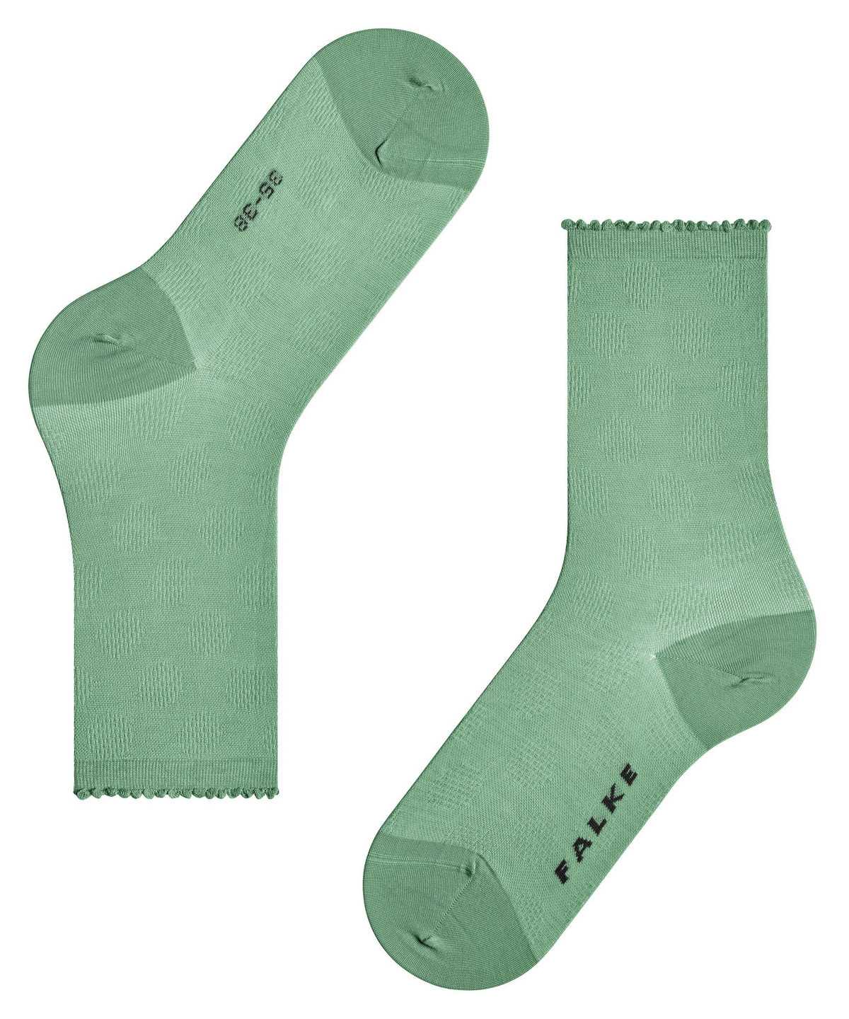 Dámské Ponožky Falke Bold Dot Socks Zelene | 7283SQUPG