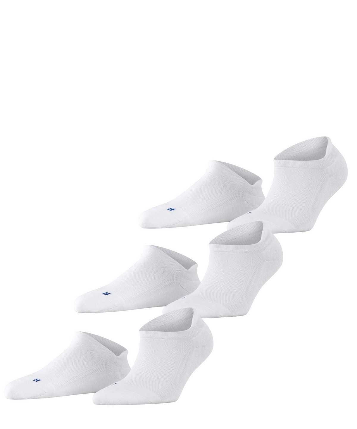 Dámské Ponožky Falke Cool Kick 3-Pack Sneaker Socks Bílé | 6314NZELG