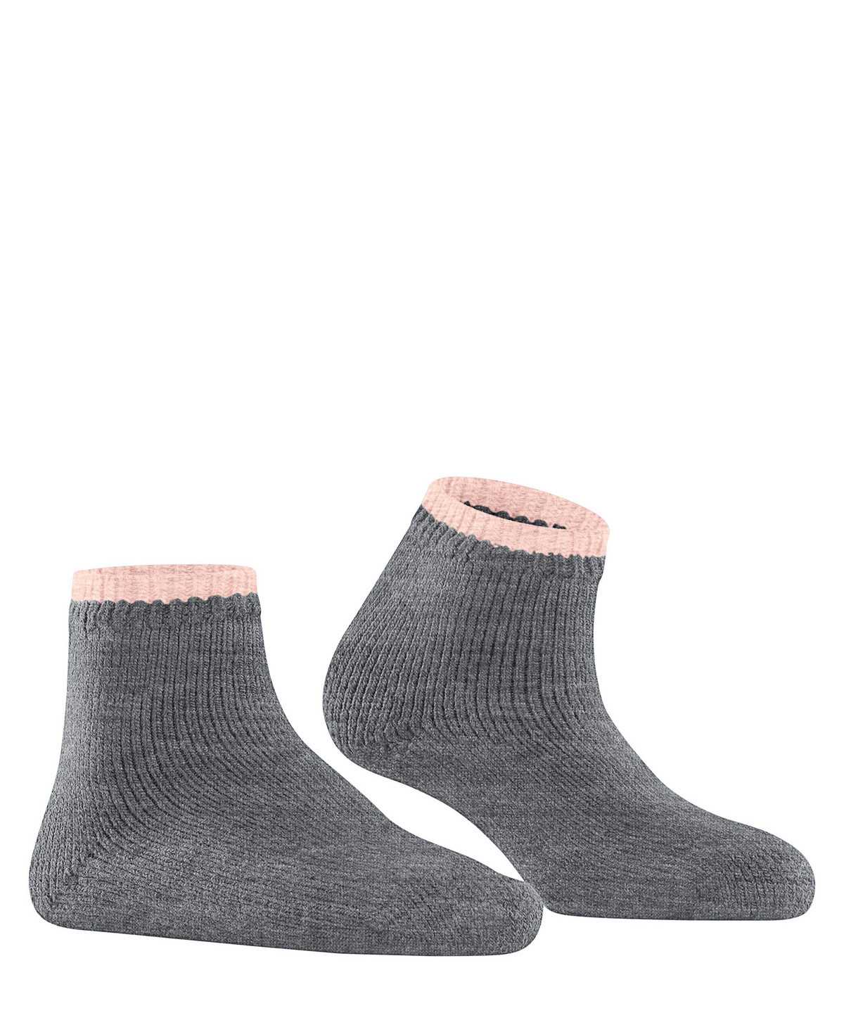 Dámské Ponožky Falke Cosy Plush Short sock Šedé | 9234UATKF