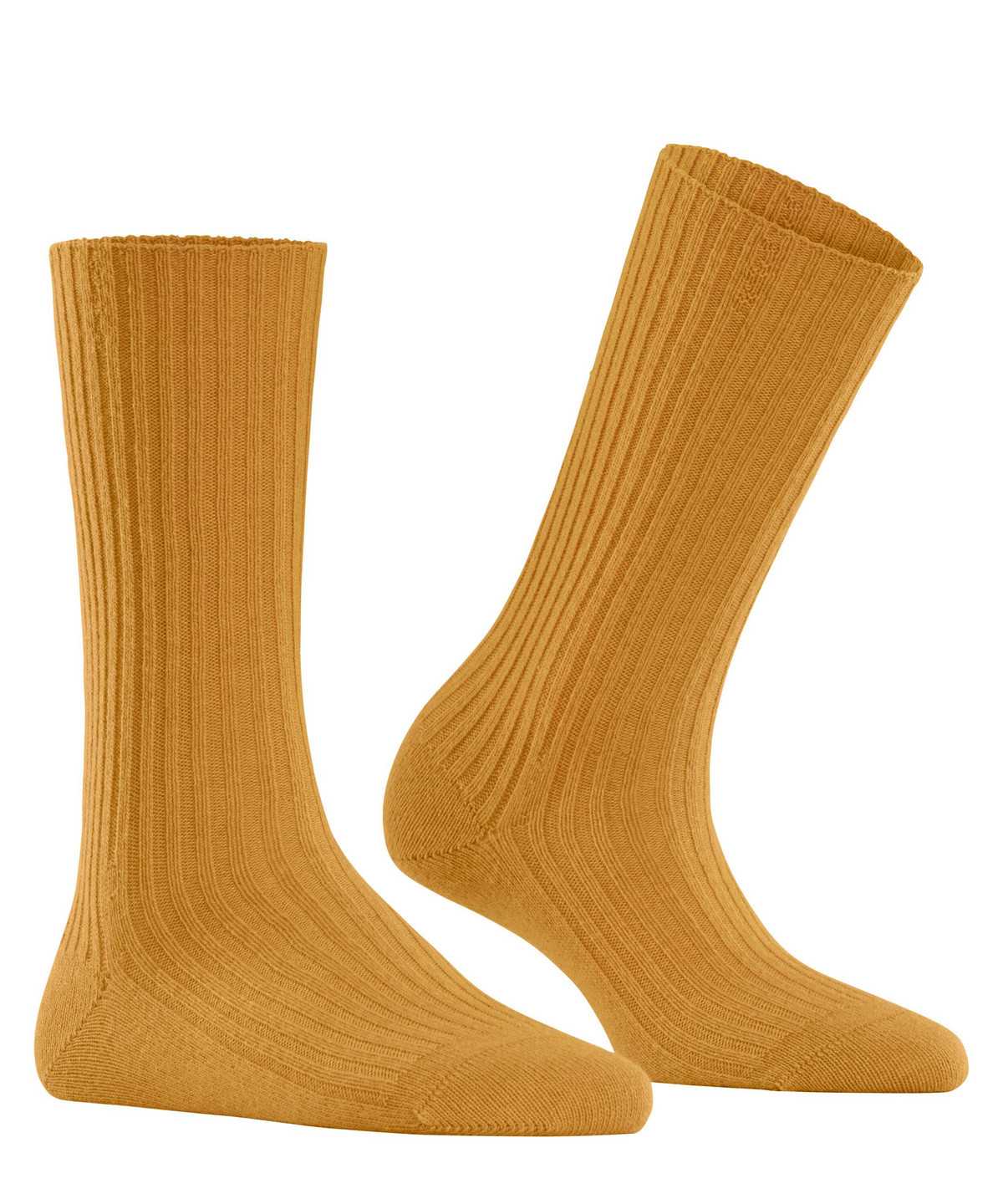 Dámské Ponožky Falke Cosy Wool Boot Socks Žluté | 5213QFVYU