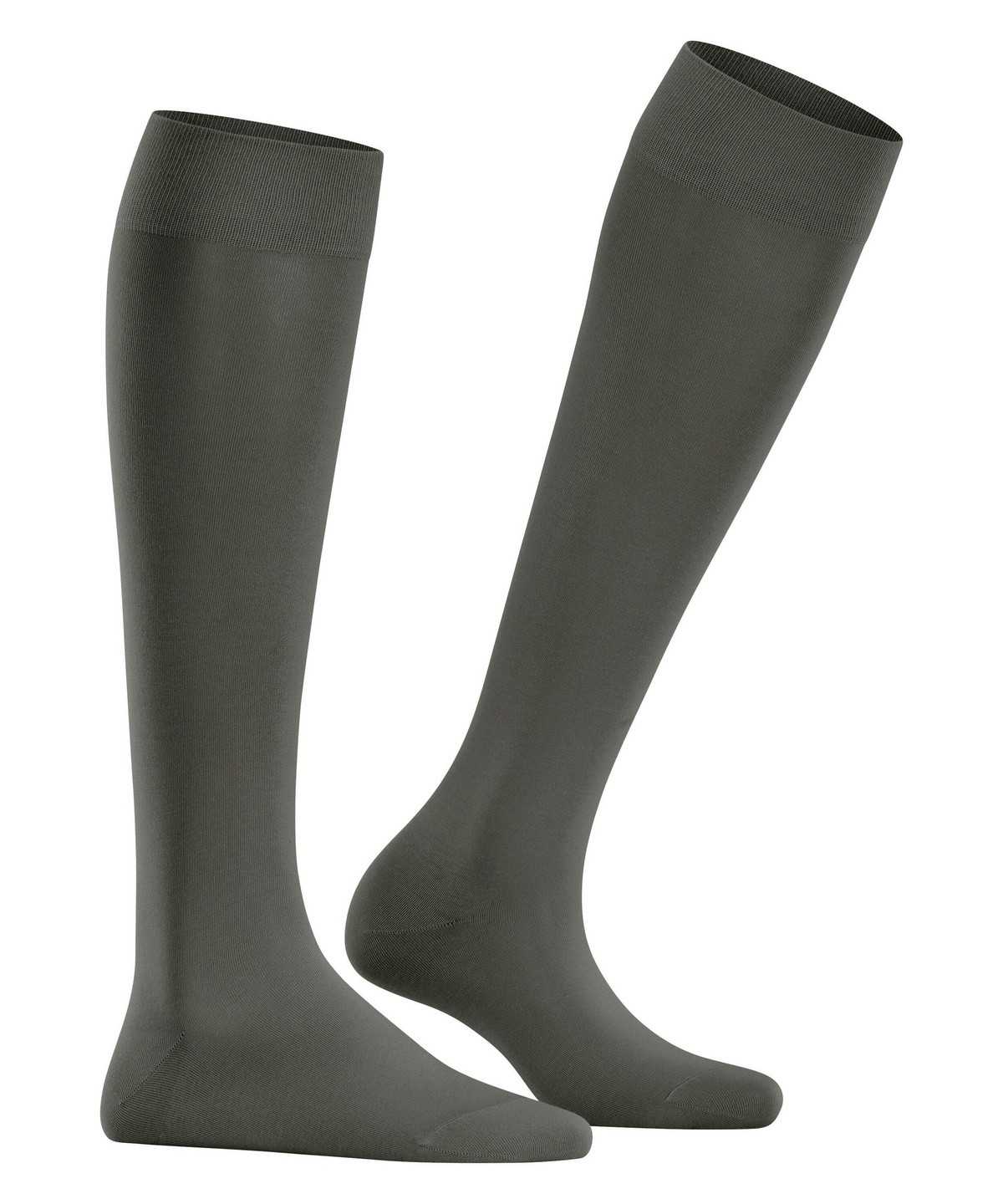 Dámské Ponožky Falke Cotton Touch Knee-high Socks Zelene | 4759CRDIU