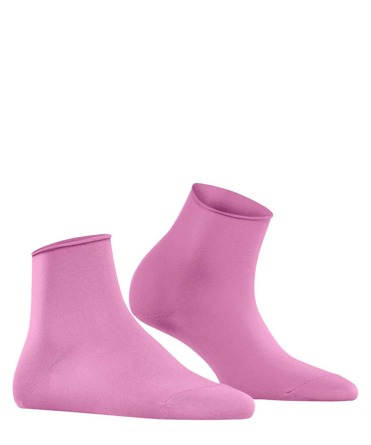 Dámské Ponožky Falke Cotton Touch Short sock Červené | 5642DVAIE