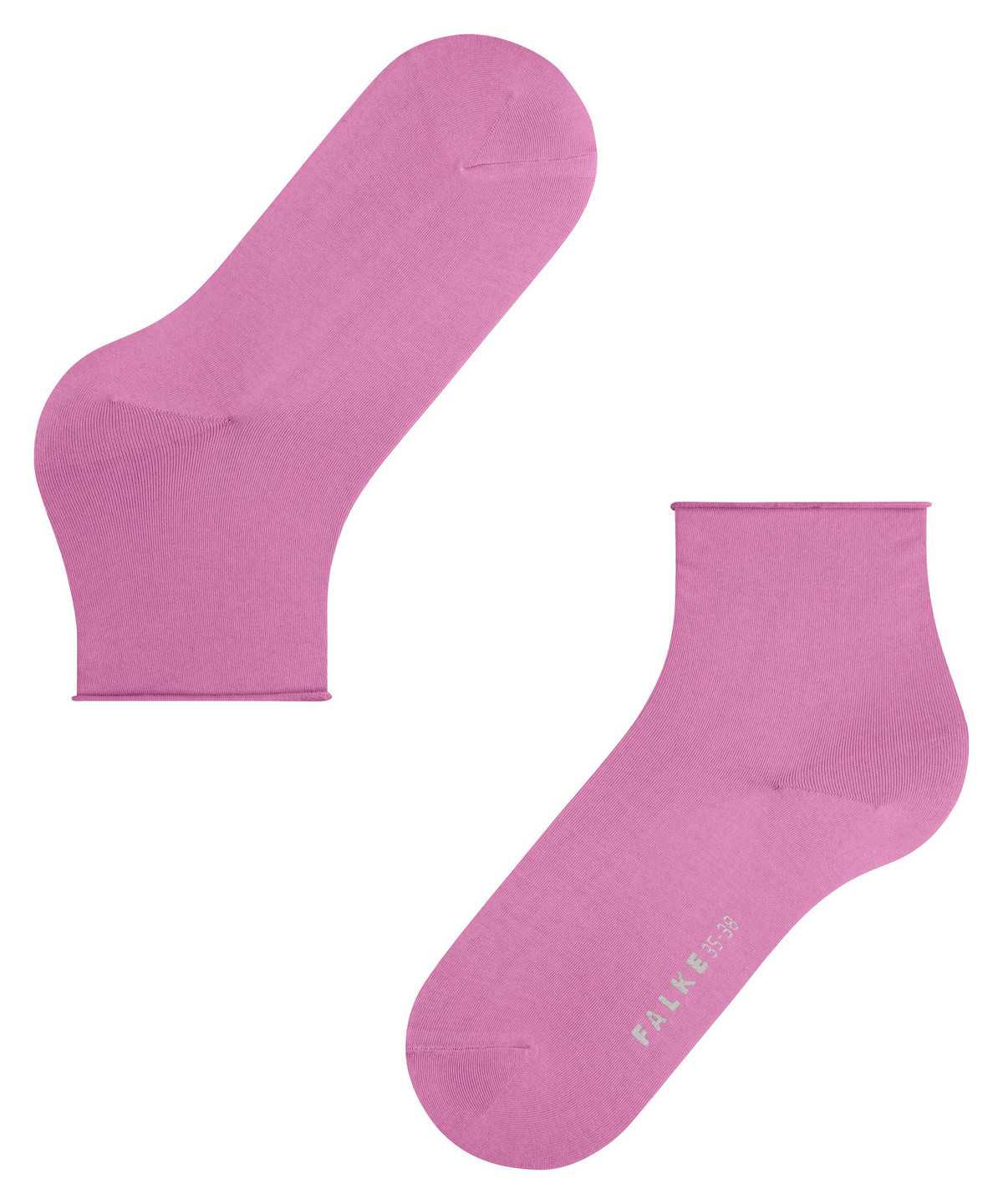 Dámské Ponožky Falke Cotton Touch Short sock Červené | 5642DVAIE