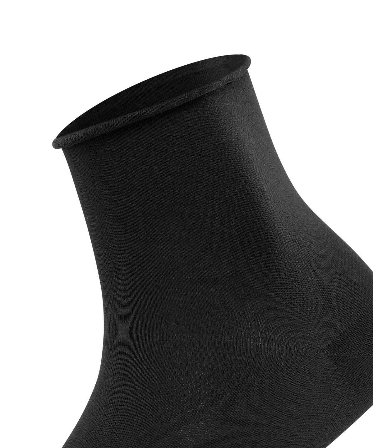 Dámské Ponožky Falke Cotton Touch Short sock Černé | 9403GLARW