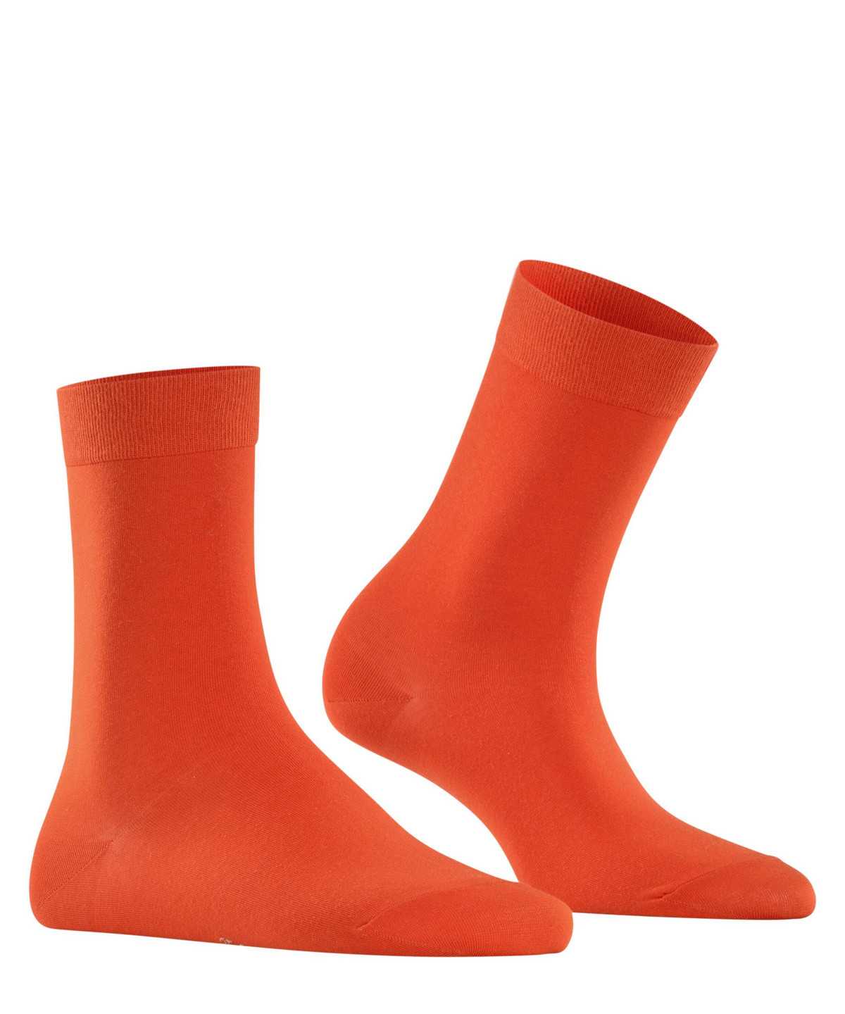 Dámské Ponožky Falke Cotton Touch Socks Oranžové | 8491CQBIX