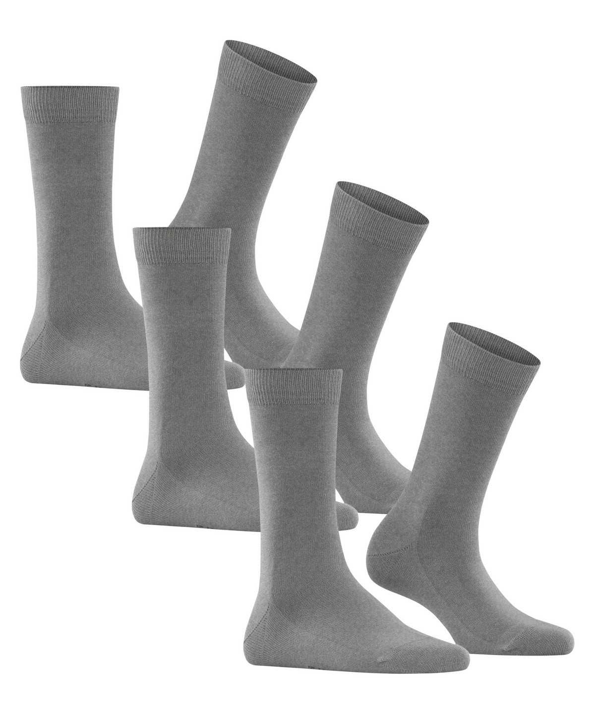 Dámské Ponožky Falke Family 3-Pack Socks Šedé | 5671EGHSO