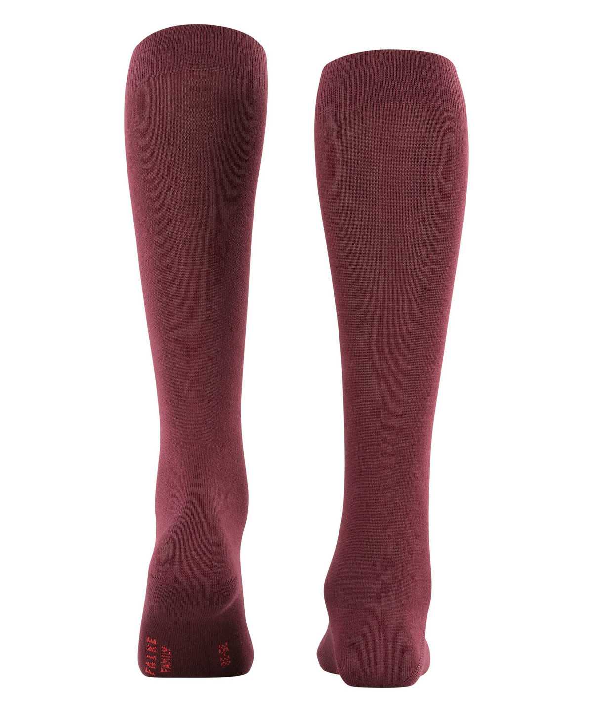 Dámské Ponožky Falke Family Knee-high Socks Červené | 8542MUHSG