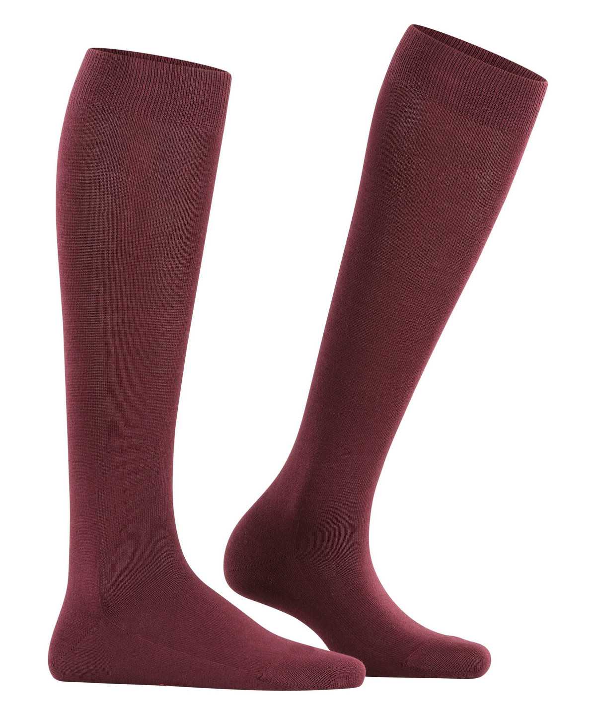 Dámské Ponožky Falke Family Knee-high Socks Červené | 8542MUHSG