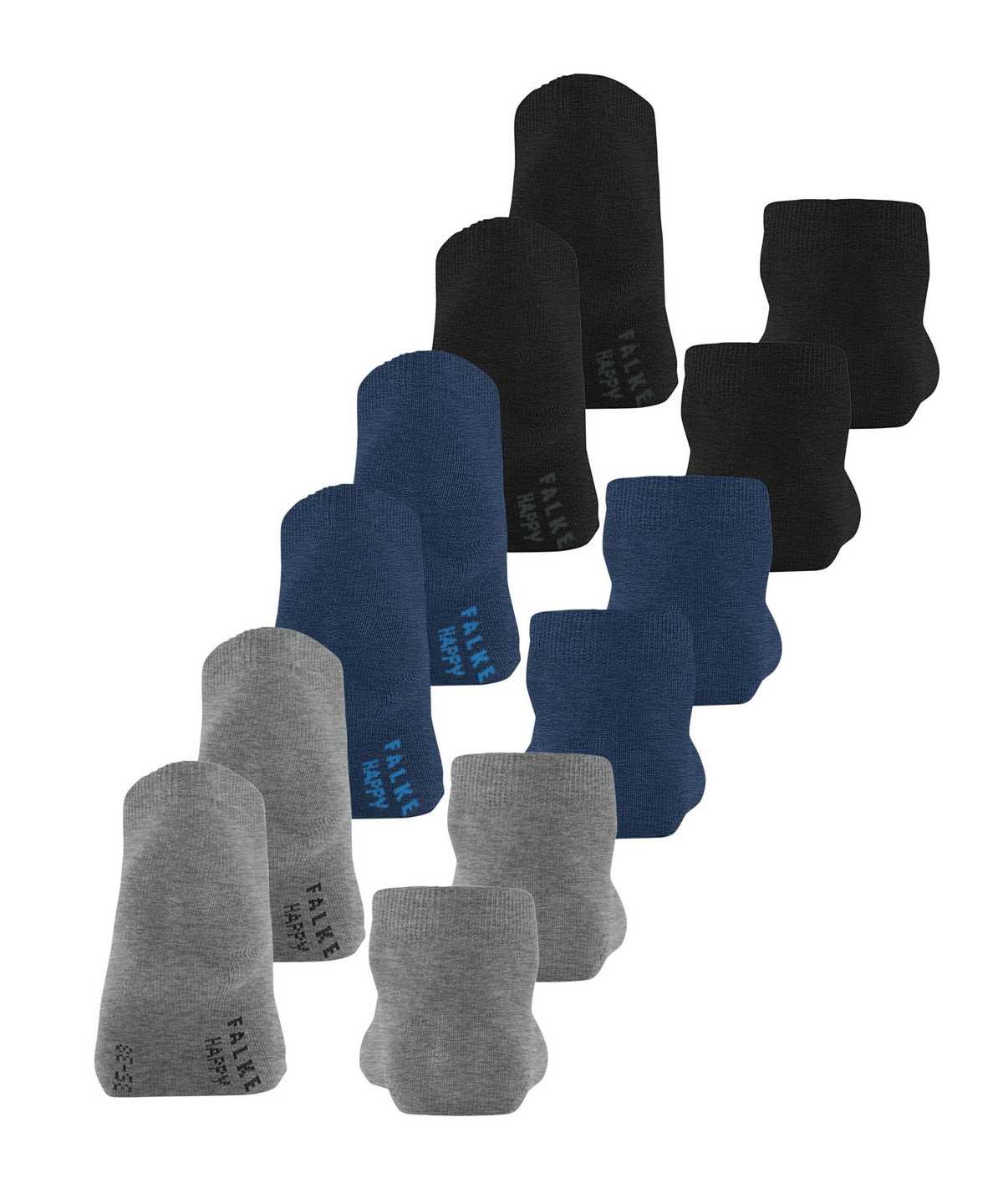 Dámské Ponožky Falke Happy 6-Pack Sneaker socks Multicolored | 5160XFOTQ