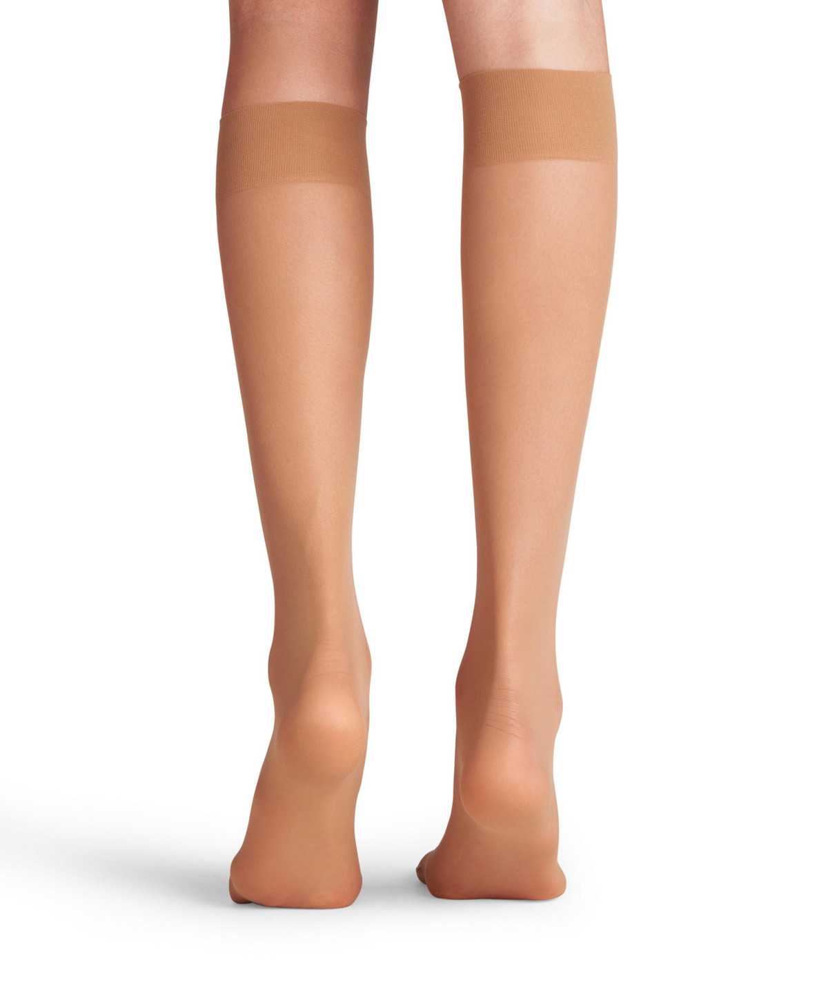 Dámské Ponožky Falke Matt Deluxe 20 DEN Knee-high Socks Hnědé | 2063EJCUN