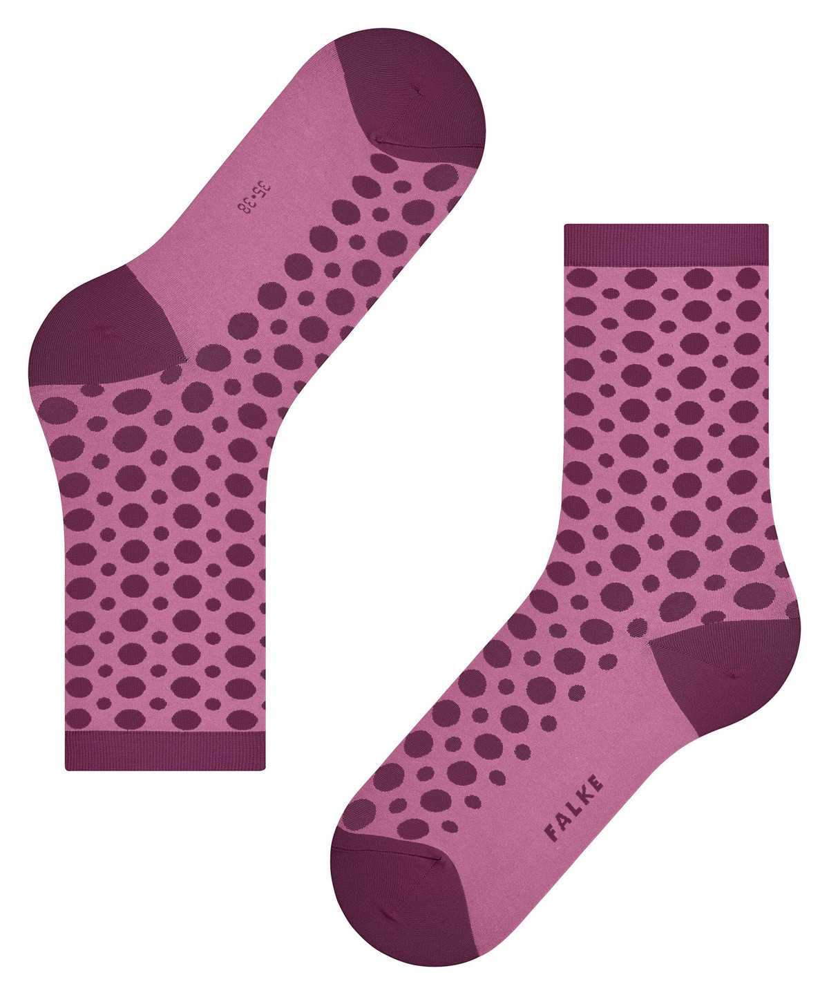 Dámské Ponožky Falke Mirage Dot Socks Červené | 4360GNMTU