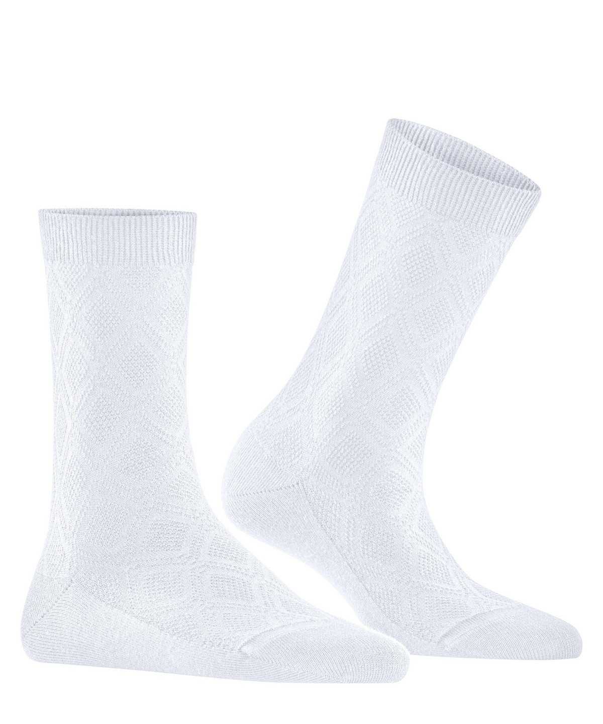 Dámské Ponožky Falke New Prep Socks Bílé | 6174JYIZW