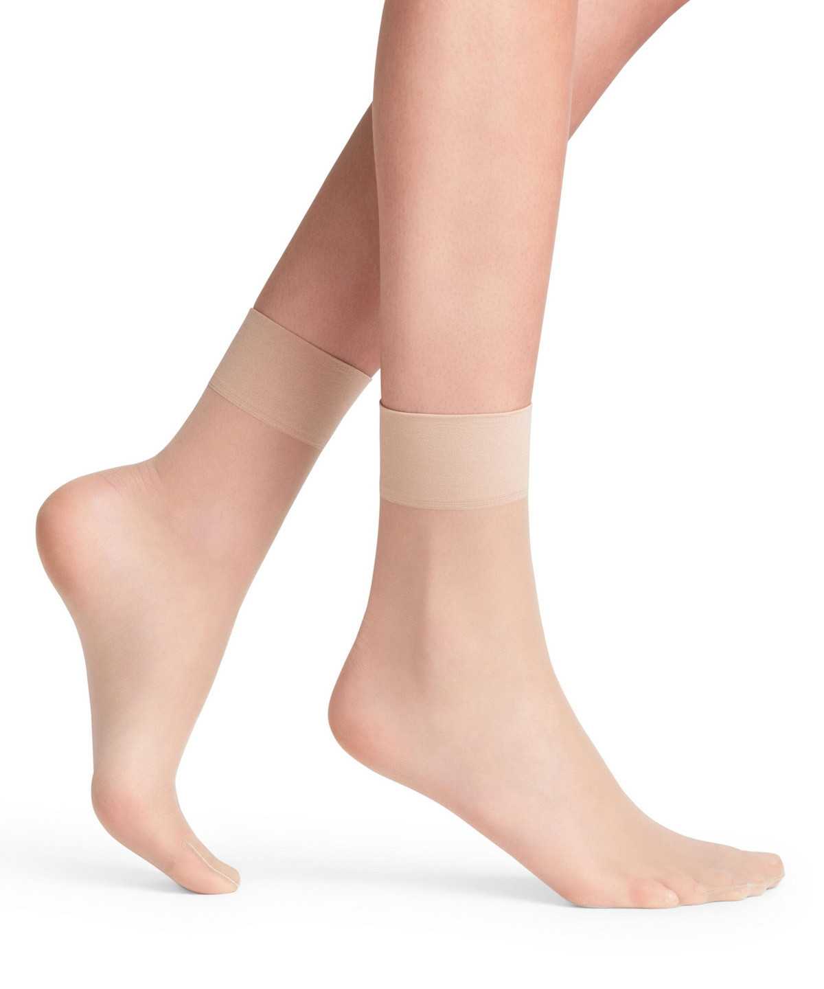 Dámské Ponožky Falke Pure Matt 20 DEN Ankle socks Béžový | 2803BKGQV