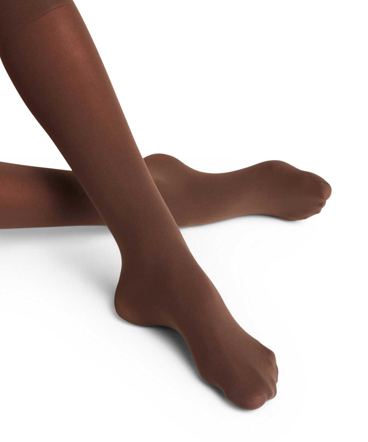 Dámské Ponožky Falke Pure Matt 50 DEN Knee-high Socks Hnědé | 2379HWCQT