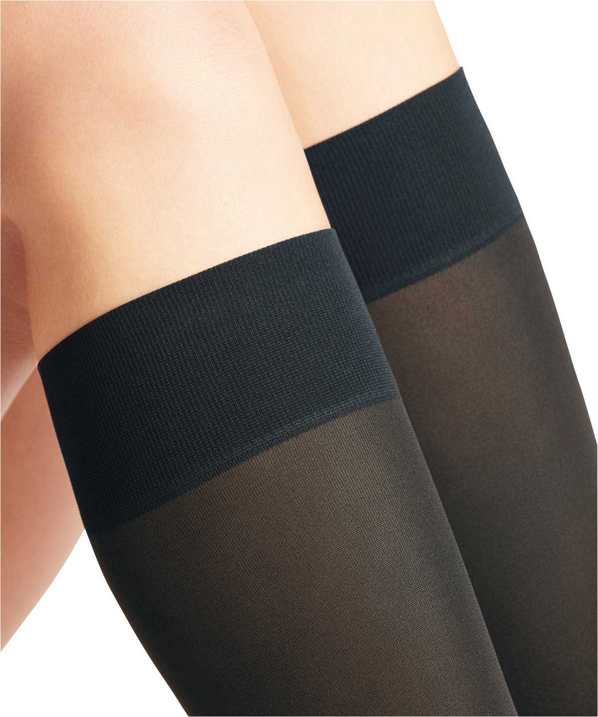 Dámské Ponožky Falke Pure Matt 50 DEN Knee-high Socks Šedé | 6753PNIRO