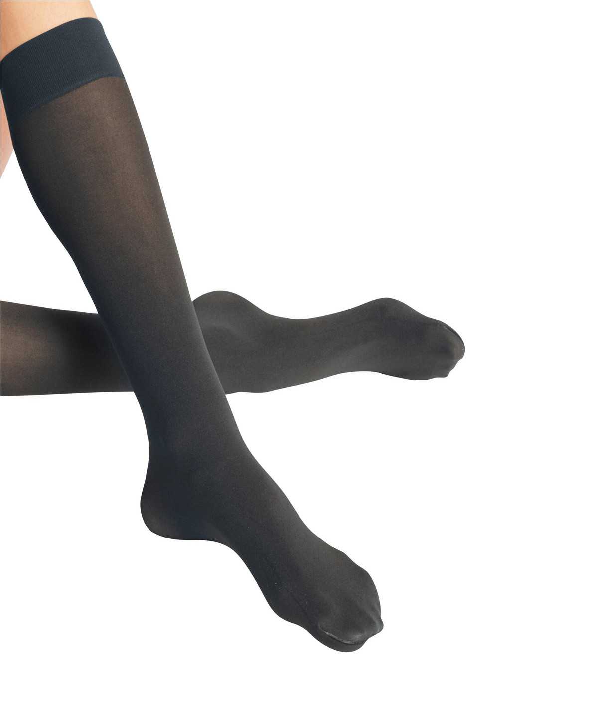 Dámské Ponožky Falke Pure Matt 50 DEN Knee-high Socks Šedé | 6753PNIRO