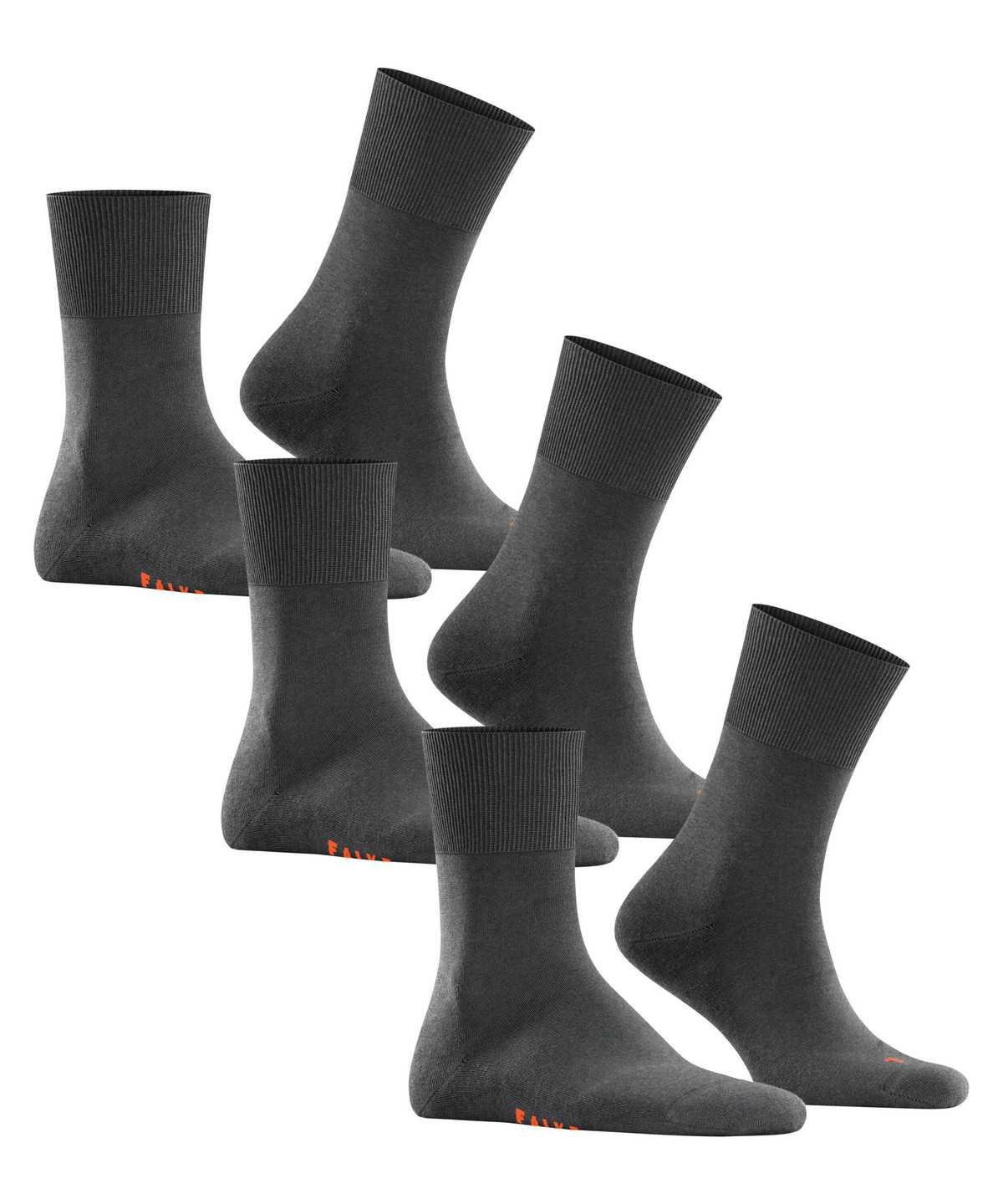 Dámské Ponožky Falke Run 3-Pack Socks Šedé | 0293XVMQS