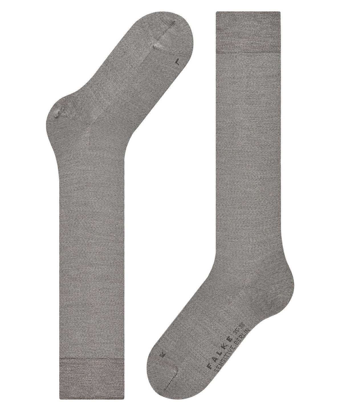 Dámské Ponožky Falke Sensitive Berlin Knee-high Socks Šedé | 3487UALRV